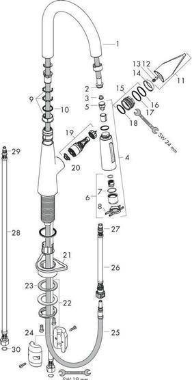 Actual product image hansgrohe Talis S chrome