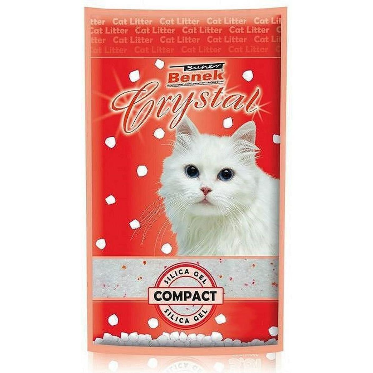 Meilleurs prix pour Super Benek Litière pour chat Crystal Compact - Star Dust Natural 7,6 l (8 kg), Litière pour chat