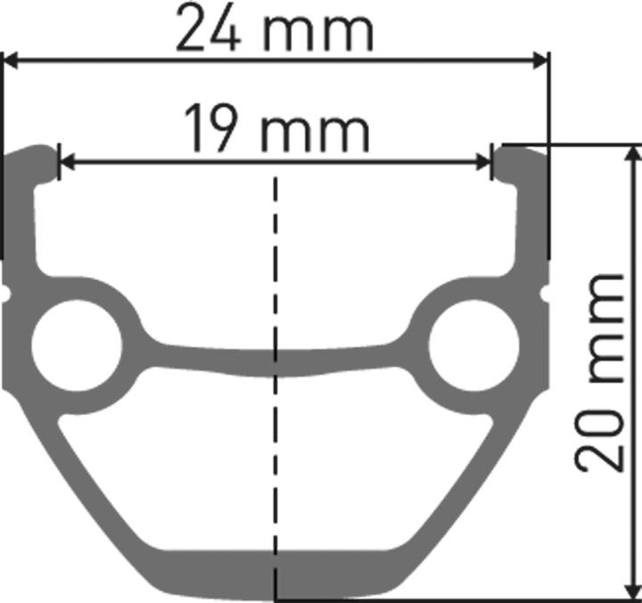 Productafbeelding DT Swiss 535 26" 36L zwart (zonder schijf) (26")
