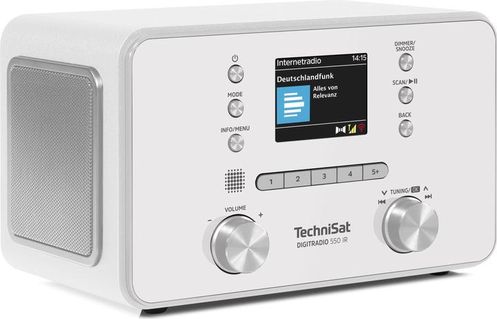 Actual product image TechniSat DiditRadio 550 IR weiss (DAB+, FM, Bluetooth, Wi-Fi)