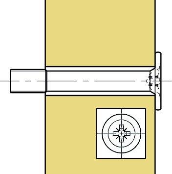 Produktbild Werkstarck Möbelgriffschrauben