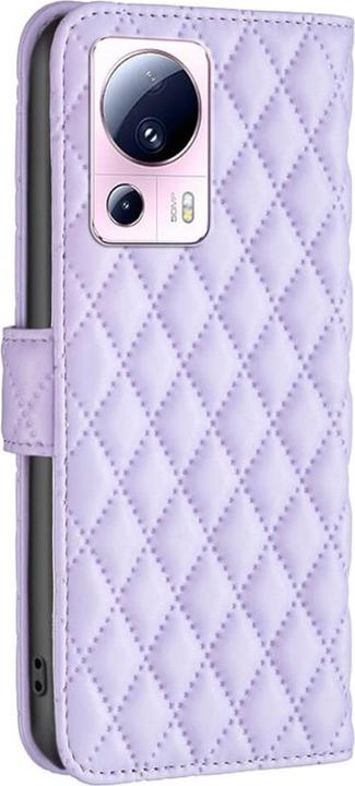 Actual product image Binfen Color Xiaomi 13 Lite - BINFEN Leather Case Cover purple (Xiaomi 13 Lite)