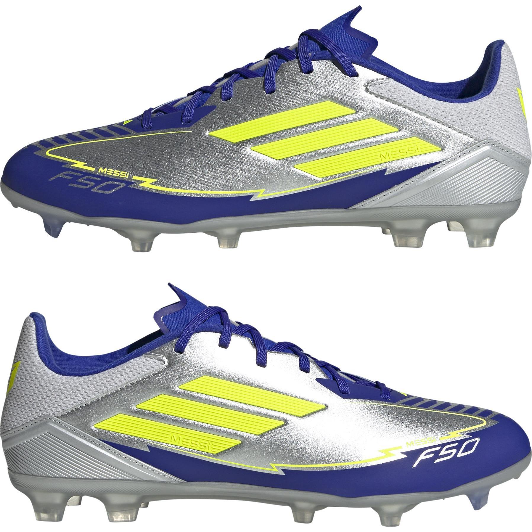 adidas, Fussballschuhe, F50 League Messi FG/MG (40), Silber