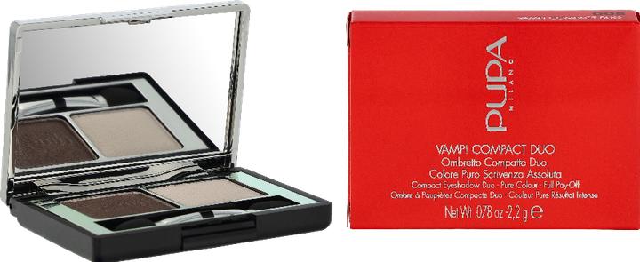 Actual product image Pupa Milano Pupa Vamp! Compact Duo Cream Taupe (008 Cream Taupe)