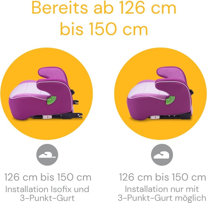Actual product image Osann Junior Isofix belt fix (Booster seat, ECE R129/i-Size Standard)