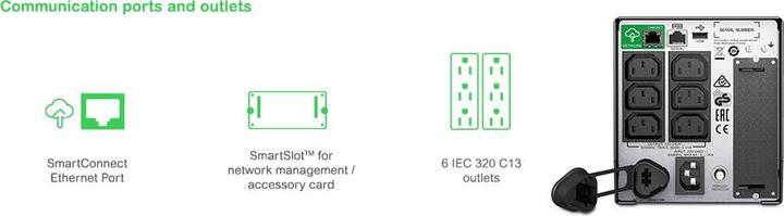 Productafbeelding APC Smart-UPS (750 VA, 500 W, Lijninteractief UPS)