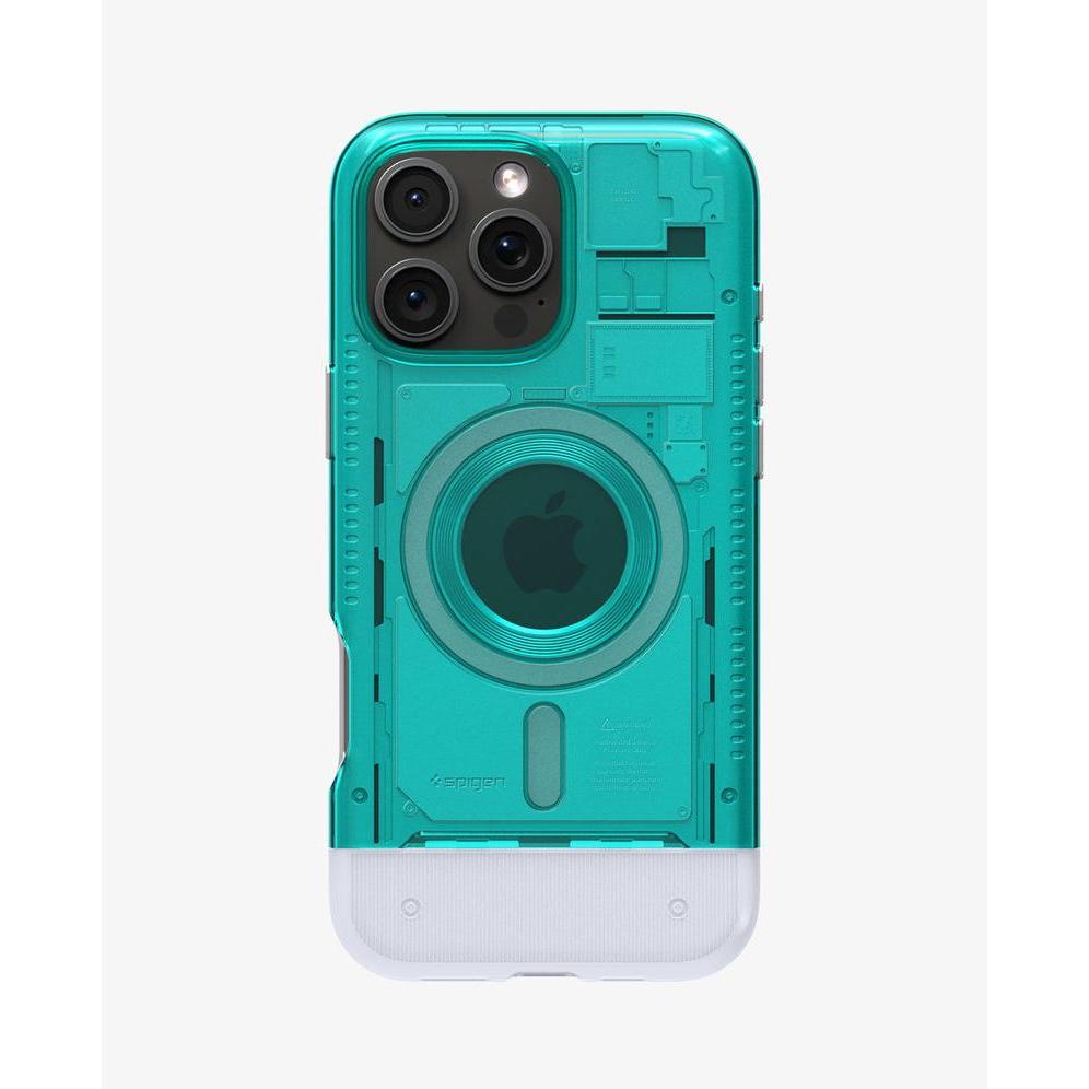 Thumbnail - Spigen Classic C1 (MagFit) (Apple iPhone 16 Pro), Smartphone Hülle, Blau