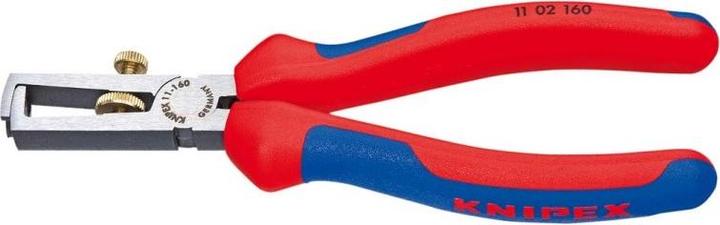 Immagine prodotto Knipex Pinza spelacavi con molla di apertura universale 11 02 160 SB (225 mm)