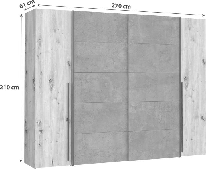 Produktbild Forte Narago (270 x 61 x 210 cm)