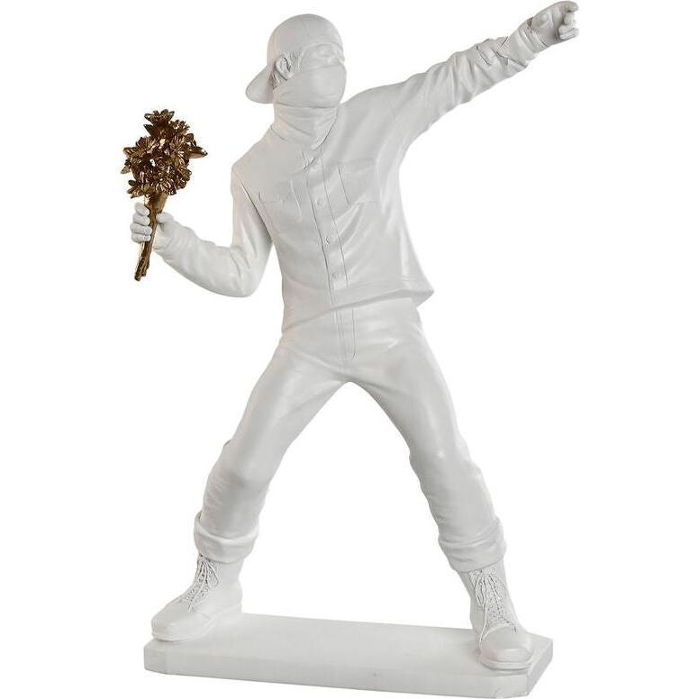 Esprit, Statuette e sculture decorative, Decorative Figure Home White Golden 41 x 24 x 66 cm