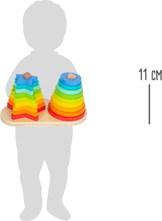 Actual product image small foot Pin game Rainbow