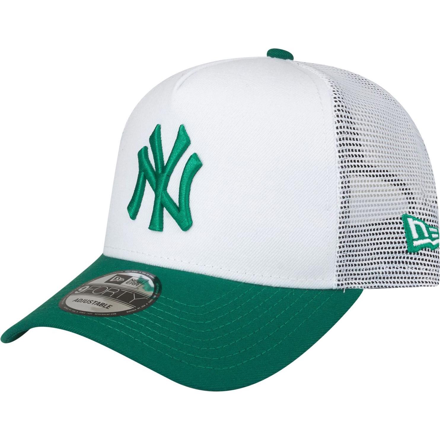 New Era, Herren, Cap, 9Forty Trucker New York Yankees, Weiss