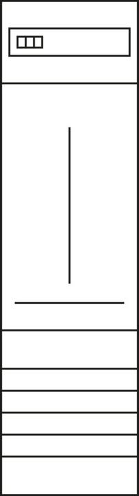 Productafbeelding Hager ZH23X7 compleet paneel universZ 900mm 1ZP 1-paneel NRW SH MV N-as EON