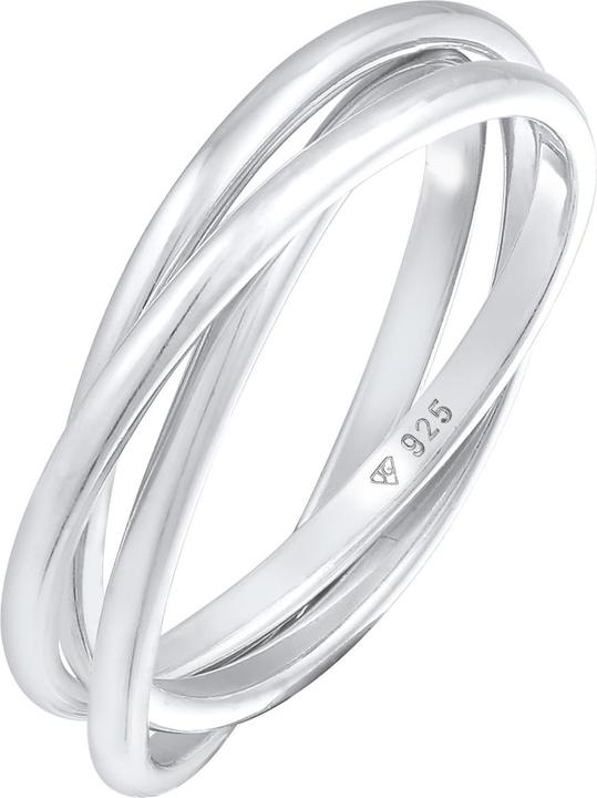 Actual product image Elli Ring Wrap Ring Trini Basic 925 Silver (58, 925 Silver)