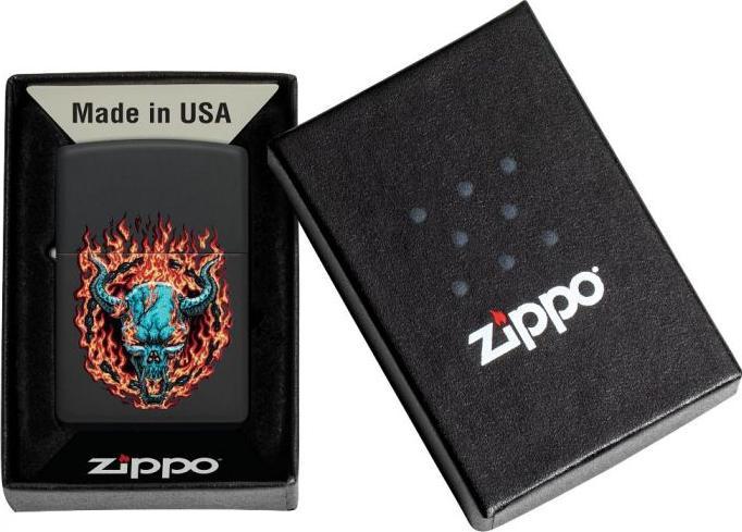 Actual product image Zippo Burning Devil
