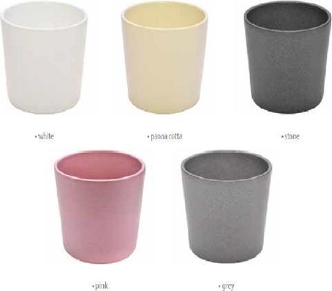 Produktbild Domoletti Ceramic pot, CHARMS STRUCTUR, Ø 13 cm, panacotta (13 x 12 cm)