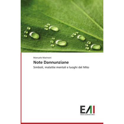 Note Dannunziane, Fachbücher von Manuele Marinoni