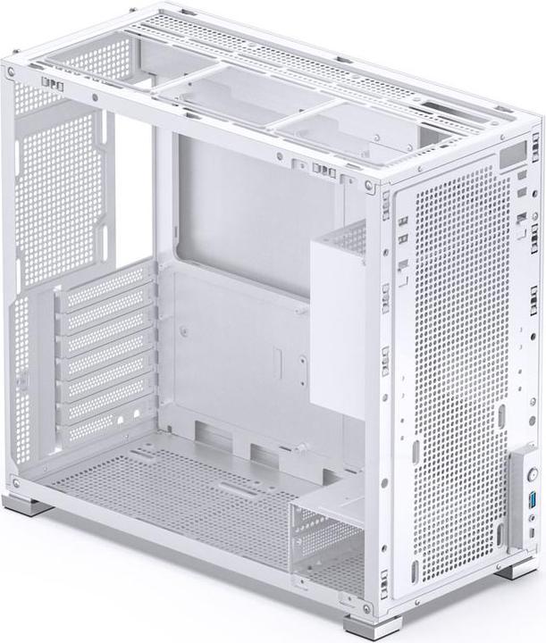Actual product image Jonsbo D41 ATX case, tempered glass - white (ATX, mATX, Mini-ITX, DTX)