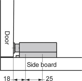 Produktbild Sugatsune Schwerlast Push-to-open Mechanismus