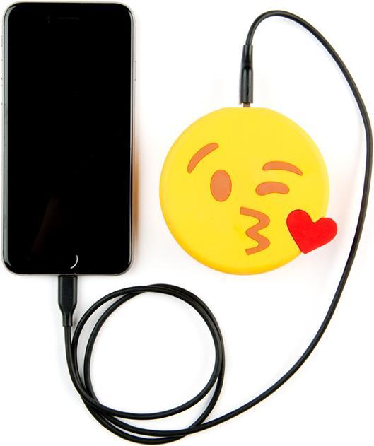 Actual product image Mojipower Kissing Wink (2600 mAh, 9.62 Wh)