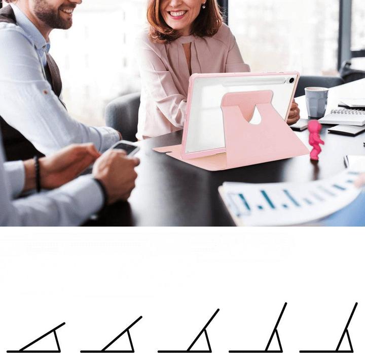 Actual product image Cover-Discount Galaxy Tab S9 FE - 360-degree tablet sleeve pink (Samsung Galaxy Tab S10 FE)