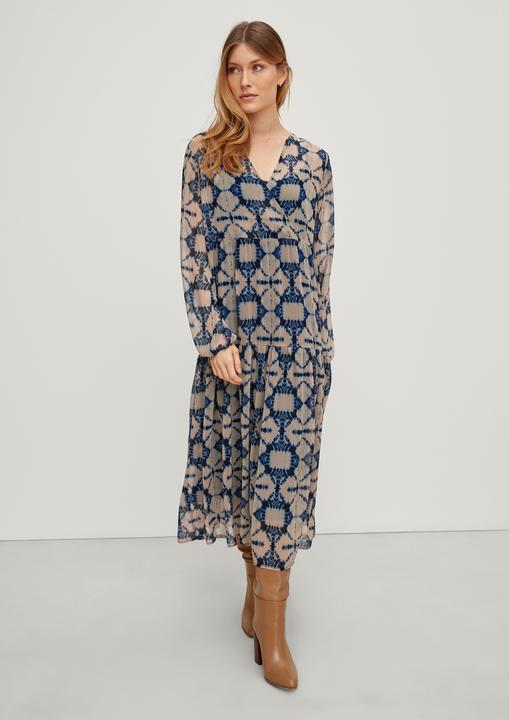 Image du produit Comma Kleid Chiffonkleid mit Unterkleid (36)