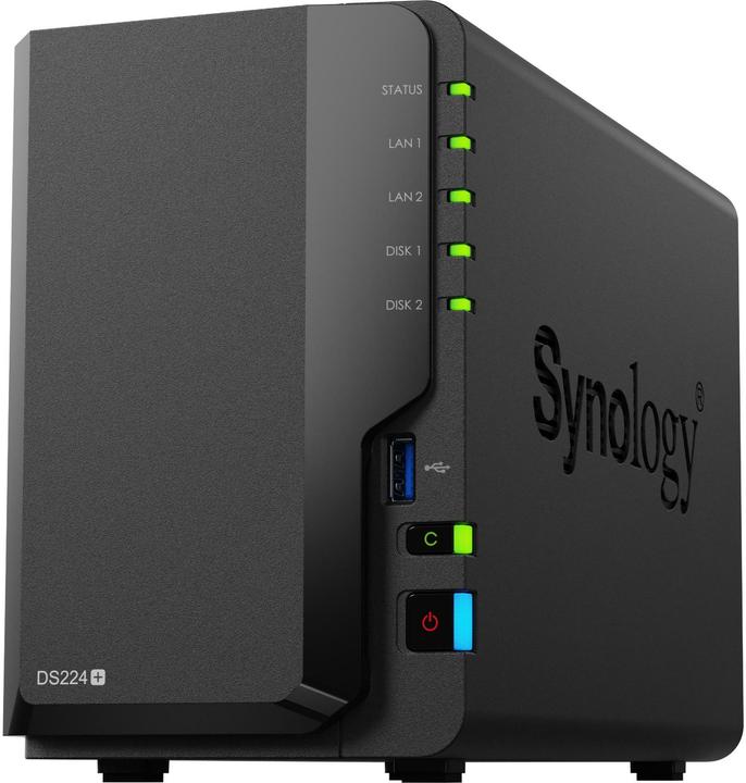 Produktbild Synology DS224+ (2 x 16 TB, Synology HAT 33xx)