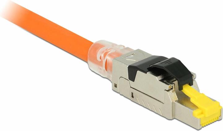 Productafbeelding Delock Veld-termineerbare RJ45 stekker (S/FTP, CAT6a, 0.06 m)