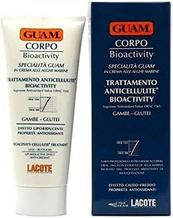 Guam BioActivity Anti-Cellulite Cream 200ml - Hot and Cold Effect for Legs and Gluteus (200 ml)