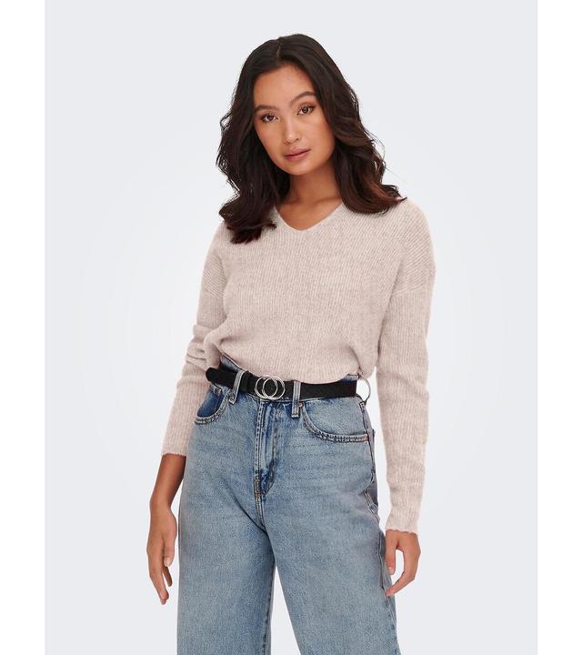 Actual product image Only V-neck knit sweater (L)