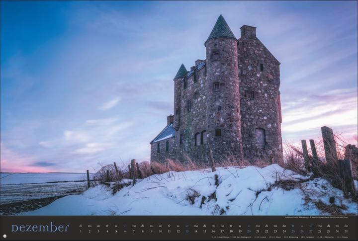 Produktbild Land of Legends Kalender 2026 - Schottlands Burgen und Schlösser (58 x 39 cm, Harter Einband, Deutsch)