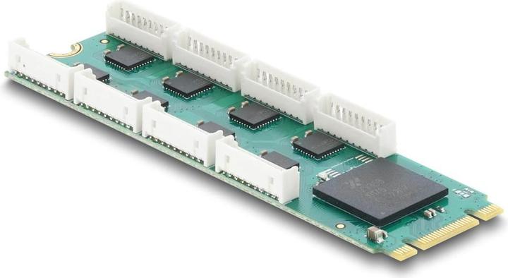 Produktbild Delock M.2 Karte zu 8 x Seriell RS-232 DB9 mit Standard und (0.30 m)