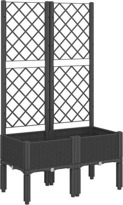 Actual product image VidaXL Planter with trellis PP
