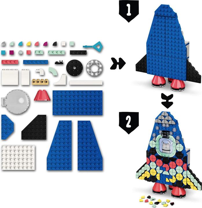 Produktbild LEGO Raketen Stiftehalter (41936, LEGO Dots)