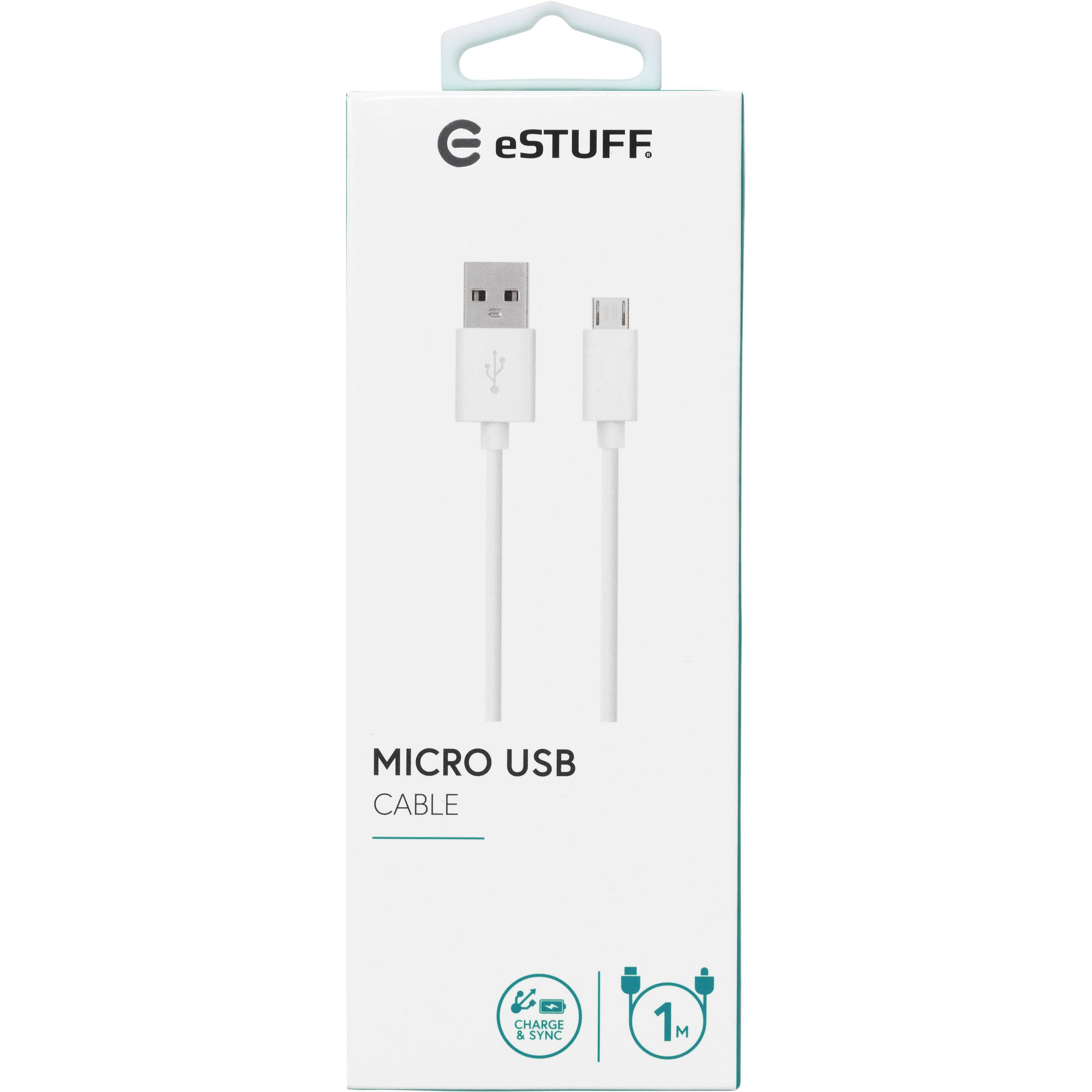 Thumbnail - eSTUFF ES603007 USB Kabel USB 2.0 USB A Micro-USB A (1 m, USB 2.0), USB Kabel