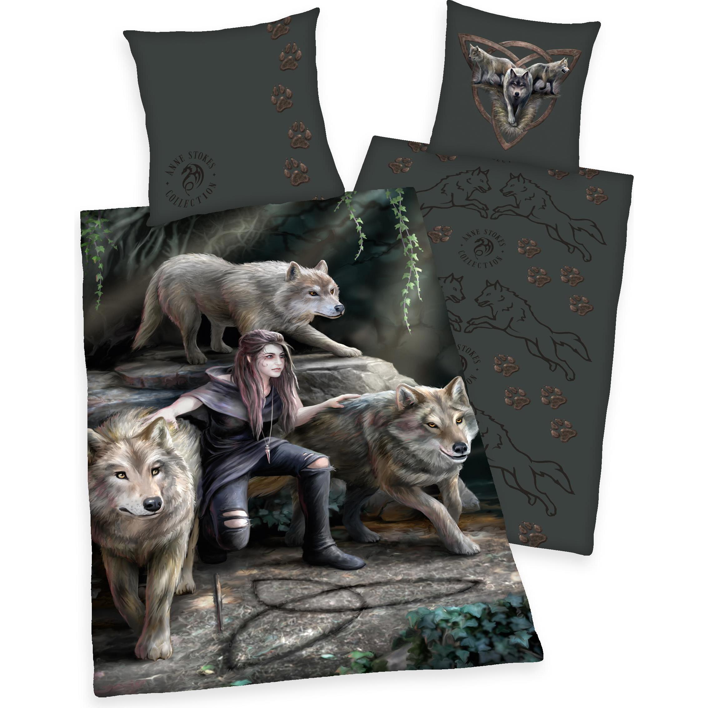 Herding, Kinderbettwäsche, Anne Stokes Bettwäsche
