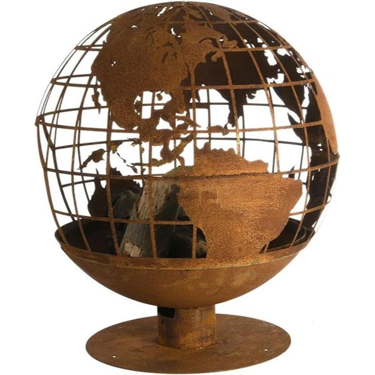 Esschert Design, Feuerschale, Feuerball Welt (57.50 cm)