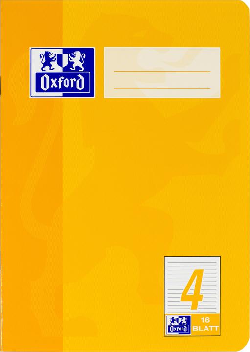 Actual product image Oxford Exercise book, A5, ruling 4 (A5, Lined, Hardcover)