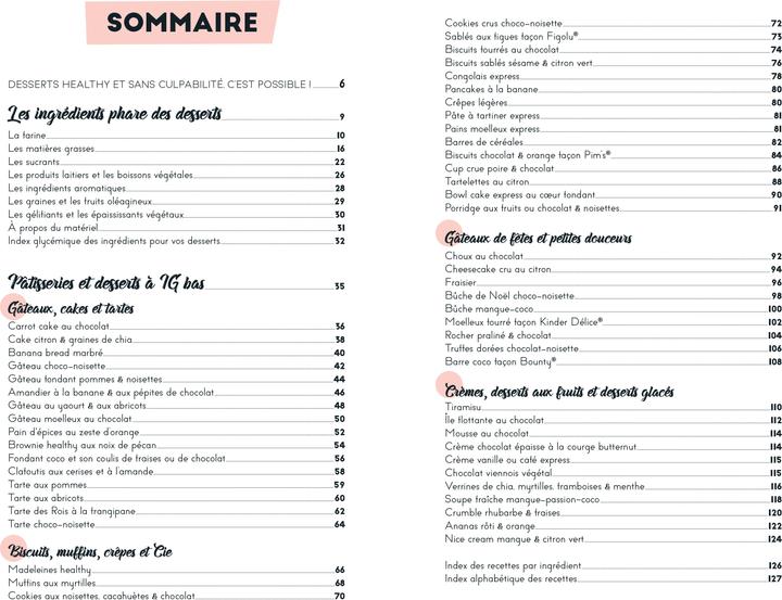 Valori nutrizionali e ingredienti Larousse pratique Je réussis ma détox sucre (Francese, Philippon Bérengère, 2022)