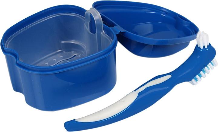 Vital Comfort Set di pulizia per dentiere, 3 pezzi (Accessori per dentiere)