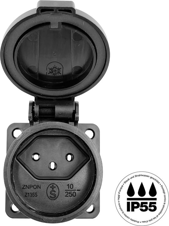 Produktbild Steffen Einbausteckdose