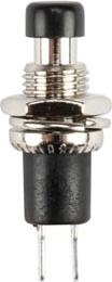 Actual product image Velleman Push Button Switch Off-(On) Black