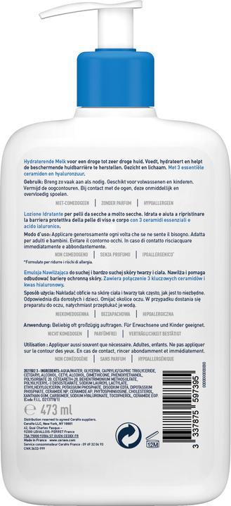 Immagine prodotto CeraVe Lozione idratante (Lozione corpo, 473 ml)