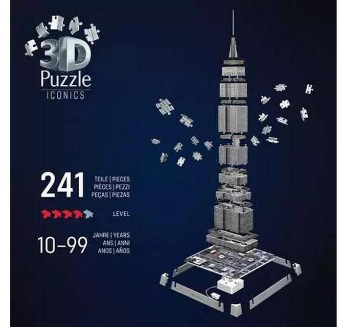 Image du produit Ravensburger 3D Iconics : Empire State Building - avec lumière (216 pièces)