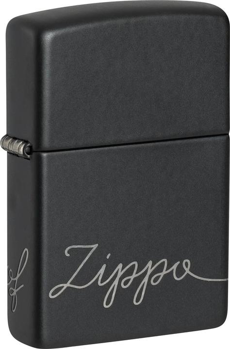 Actual product image Zippo Black Windproof