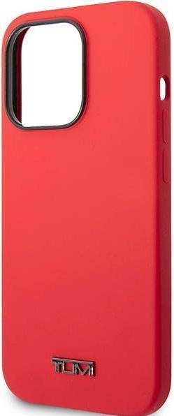 Actual product image Tumi TUHCP14LSR iPhone 14 Pro 6.1" czerwony/red hardcase Liquid Silicone (Apple iPhone 14 Pro)