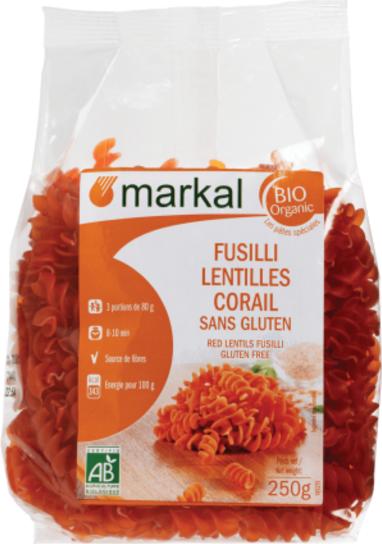 Produktbild Markal Rote Linsen Fusilli (250 g)