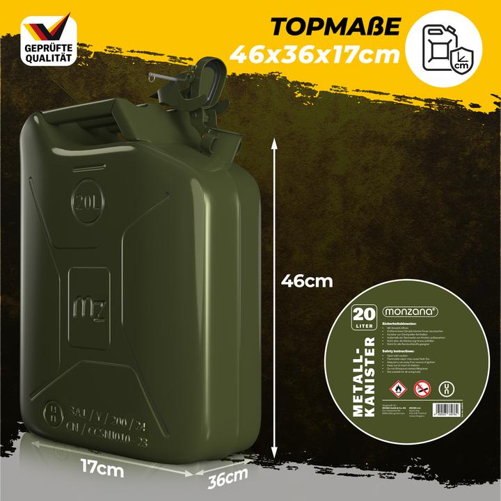 Actual product image Monzana Petrol can
