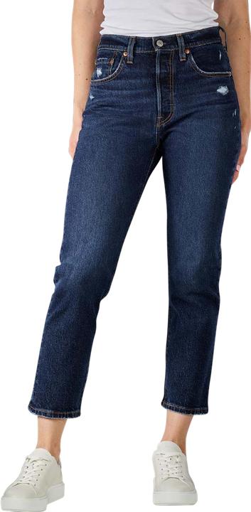 Actual product image Levis 501 Jeans Straight Cropped salsa authentic (W25/L26)