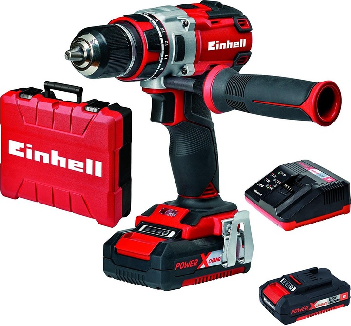 Einhell TE-CD 18 Li Brushless, 2 x oplaadbare batterij (Oplaadbare batterij)